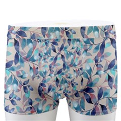 Blue Leaves (2) Men s Boxer Briefs