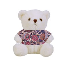 Abstract Flowers Full Print Cuddly Teddy Bear