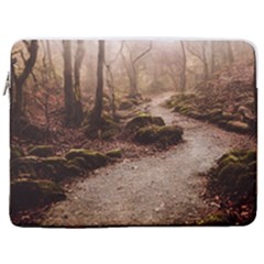 Path Trees Forest Fantasy 17  Vertical Laptop Sleeve Case With Pocket