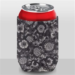 Mid Century Retro Floral 1970s 1960s Pattern 71 Can Holder
