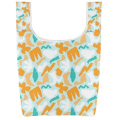 Design Pattern Seamless Tropical Foldable Shopping Bag