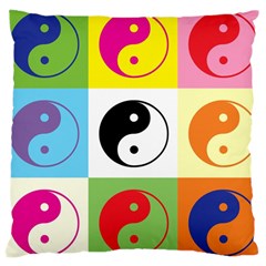 Ying Yang   Large Cushion Case (single Sided) 