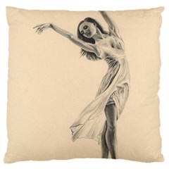 Graceful Dancer Large Cushion Case (single Sided) 