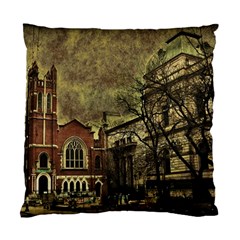 Dark Citiy Cushion Case (single Sided) 