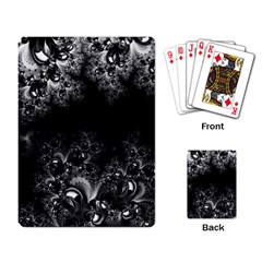 Midnight Frost Fractal Playing Cards Single Design