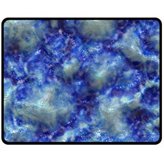 Alien Dna Blue Fleece Blanket (medium) 