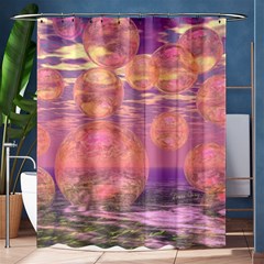 Glorious Skies, Abstract Pink And Yellow Dream Shower Curtain 60  X 72  (medium) 