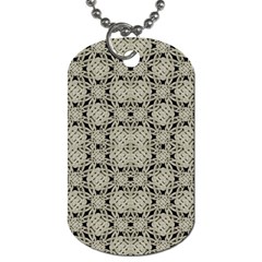Interlace Arabesque Pattern Dog Tag (one Side)