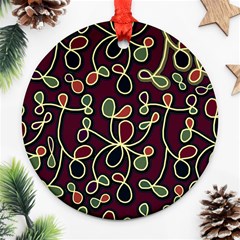 Elegant Decorative Pattern Ornament (round) 