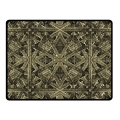 Futuristic Polygonal Fleece Blanket (small)