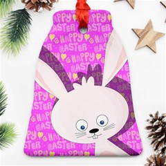 Easter Bunny  Bell Ornament (two Sides)