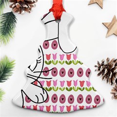 Easter Bunny  Christmas Tree Ornament (two Sides)