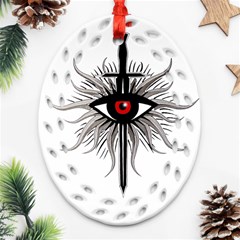 Inquisition Symbol Ornament (oval Filigree)