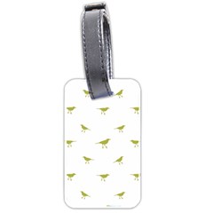 Birds Motif Pattern Luggage Tags (two Sides)