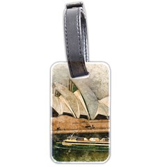 Sydney The Opera House Watercolor Luggage Tags (two Sides)