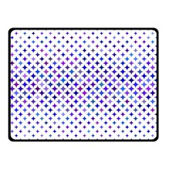 Star Curved Background Geometric Fleece Blanket (small)