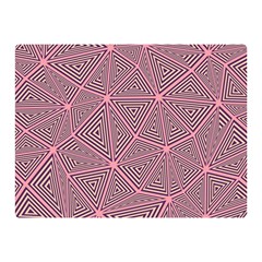 Triangle Background Abstract Double Sided Flano Blanket (mini) 