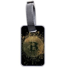 Bitcoin Cryptocurrency Blockchain Luggage Tags (two Sides)