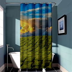 Sunrise Hills Landscape Nature Sky Shower Curtain 36  X 72  (stall) 