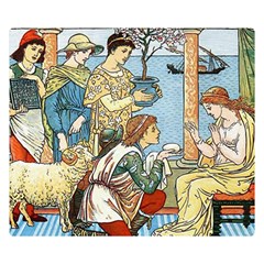 Vintage Princess Prince Old Double Sided Flano Blanket (small) 