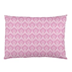 Damask Pink Pillow Case (two Sides)