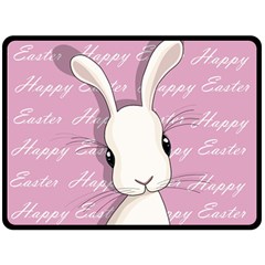 Easter Bunny  Fleece Blanket (large) 