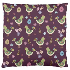 Easter Pattern Standard Flano Cushion Case (two Sides)