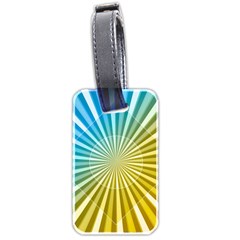 Abstract Art Art Radiation Luggage Tags (two Sides)