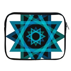 Transparent Triangles Apple Ipad 2/3/4 Zipper Cases