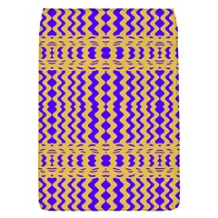 Purple Yellow Wavey Lines Flap Covers (s) 