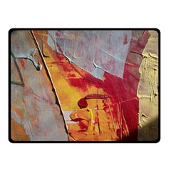 Painting Macro Color Oil Paint Fleece Blanket (small)