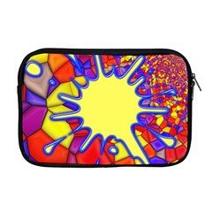 Embroidery Dab Color Spray Apple Macbook Pro 17  Zipper Case