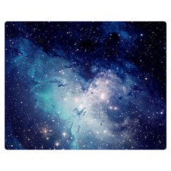 Nebula Blue Double Sided Flano Blanket (medium) 
