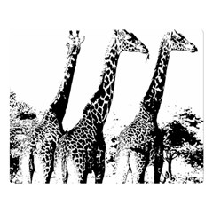 Giraffe  Double Sided Flano Blanket (large) 