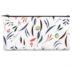 Watercolor Tablecloth Fabric Design Pencil Cases