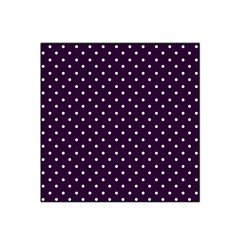 Little  Dots Purple Satin Bandana Scarf