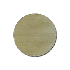Old Letter Rubber Coaster (round) 