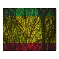 Rasta Forest Rastafari Nature Double Sided Flano Blanket (large) 