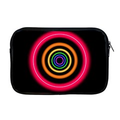 Neon Light Abstract Pattern Lines Apple Macbook Pro 17  Zipper Case
