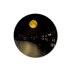 Travel Architecture Tourism Venice Rubber Coaster (round) 