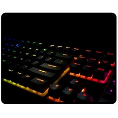 Keyboard Led Technology Fleece Blanket (medium) 