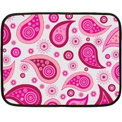 Paisley Pattern Art Background Fleece Blanket (mini)