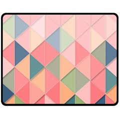 Background Geometric Triangle Fleece Blanket (medium) 