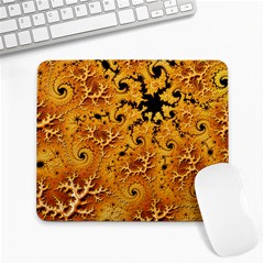 Fractal Pattern Spiral Large Mousepads