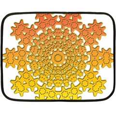 Background Image Ornament Fleece Blanket (mini)