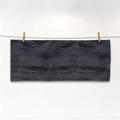 Gray Swirl Hand Towel