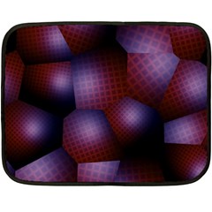 Fractal Rendering Background Fleece Blanket (mini)
