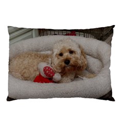 Cockapoo In Dog s Bed Pillow Case (two Sides)