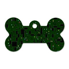 Board Conductors Circuits Dog Tag Bone (one Side)