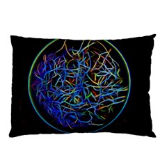 Neon Background Light Design Pillow Case (two Sides)